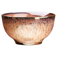 Gilded Bamboo Kiln-Glaze Jian Teacup