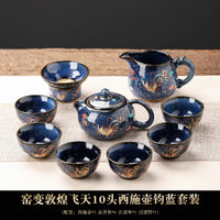 Dunhuang Flying Apsara Automatic Tea Set