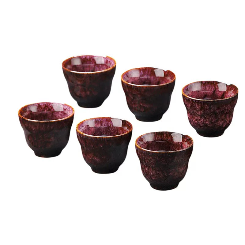 Gift-Boxed Flower Glaze Tasting Cup