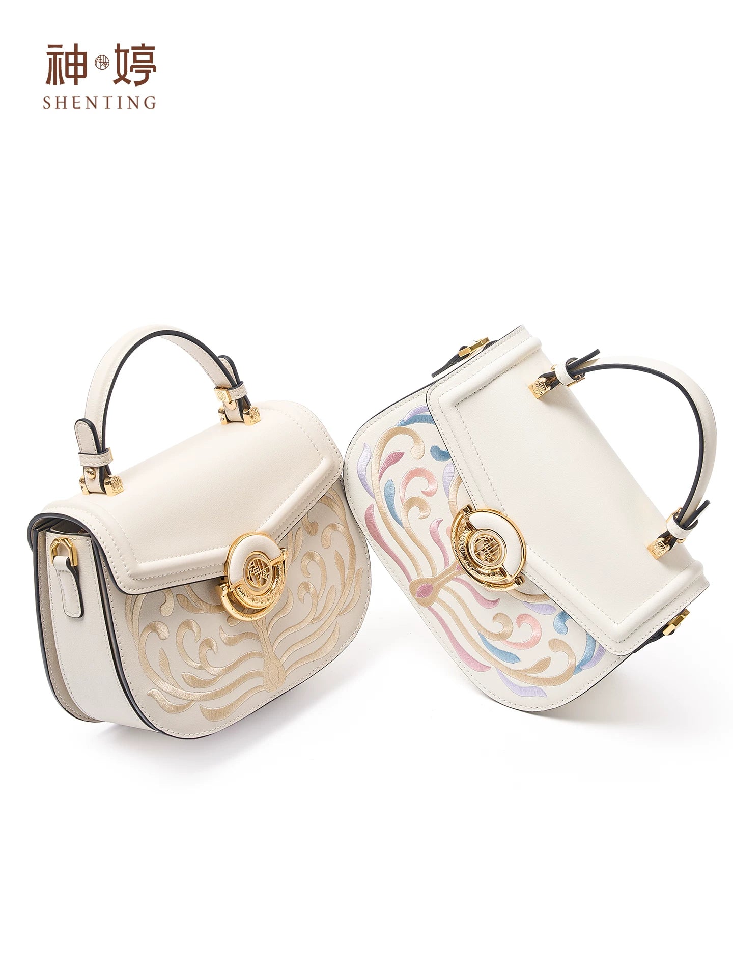 Su Embroidery Saddle Bag