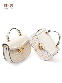 Su Embroidery Saddle Bag
