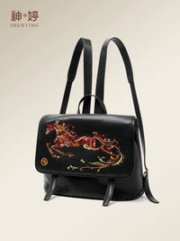 Leather Travel Backpack