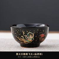 Silk Road Apsara Starry Blue Cup