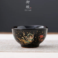 Silk Road Apsara Starry Blue Cup