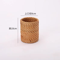 Rattan Brush & Tea Tool Holder