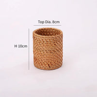 Rattan Brush & Pen Holder