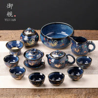 Dunhuang Flying Apsara Automatic Tea Set