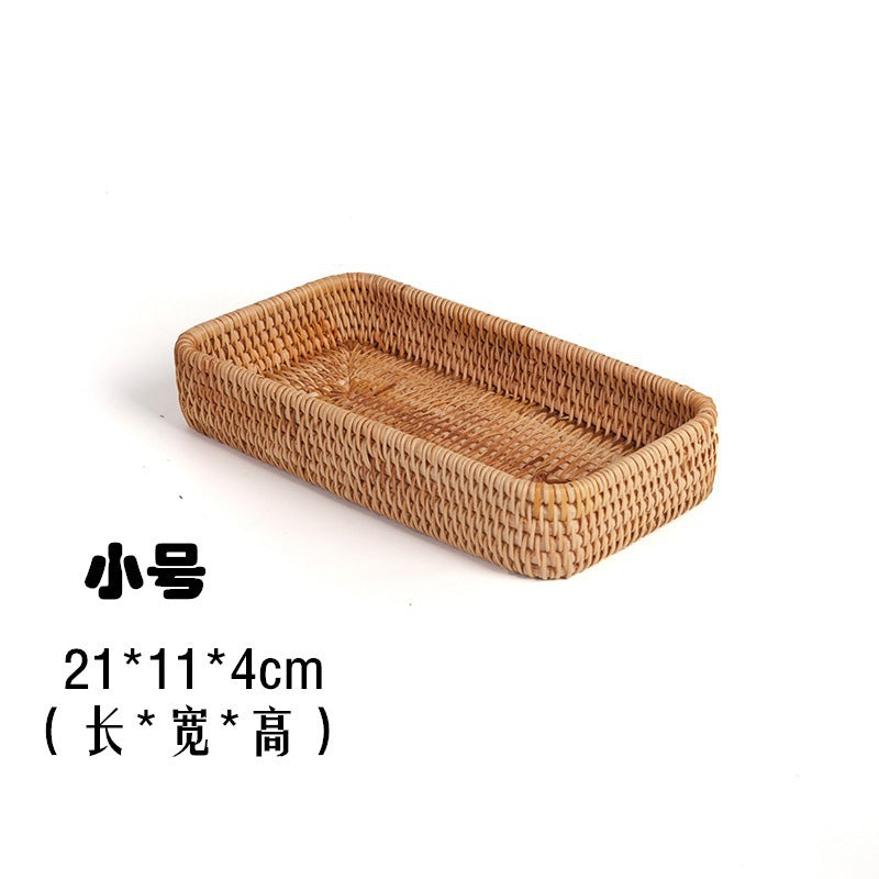 Multi-Purpose Rattan Tray