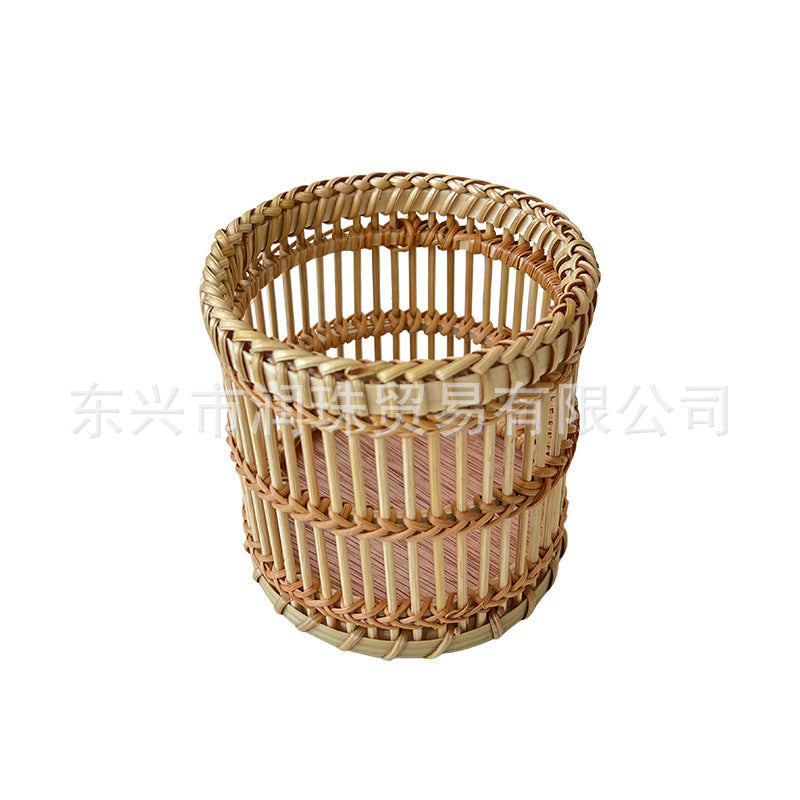 Bamboo Round Pen Holder