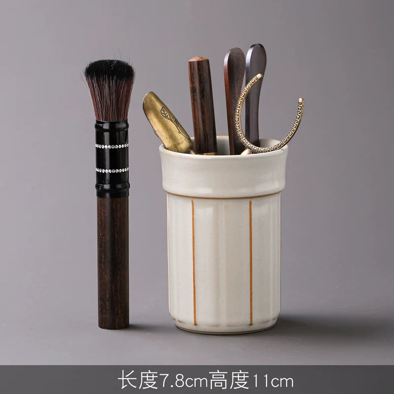 Ru Kiln Tea Set with Tea Tray