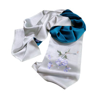 Double-Layer Su Embroidered Silk Scarf