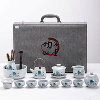 Ge Kiln Thousand Li Landscape Tea Set
