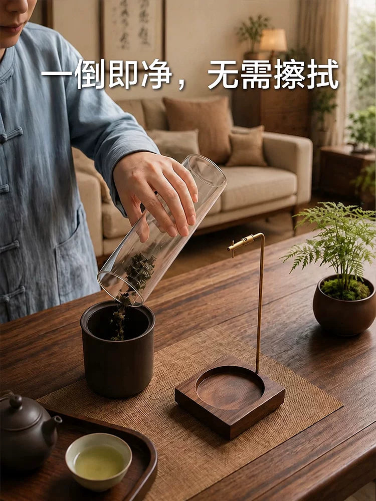 玻璃倒挂香插桂花香线香不落灰香插创意香夹家用插香熏香固定器