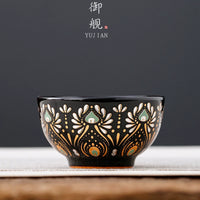 Silk Road Apsara Starry Blue Cup
