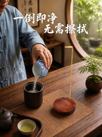 青花瓷倒挂香插防飞灰线香底座不落灰香插底座创意香夹熏香香挂