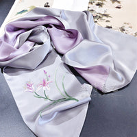 Su Embroidered Mulberry Silk Qipao Scarf