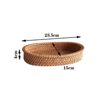 Oval Rattan Fruit Tray