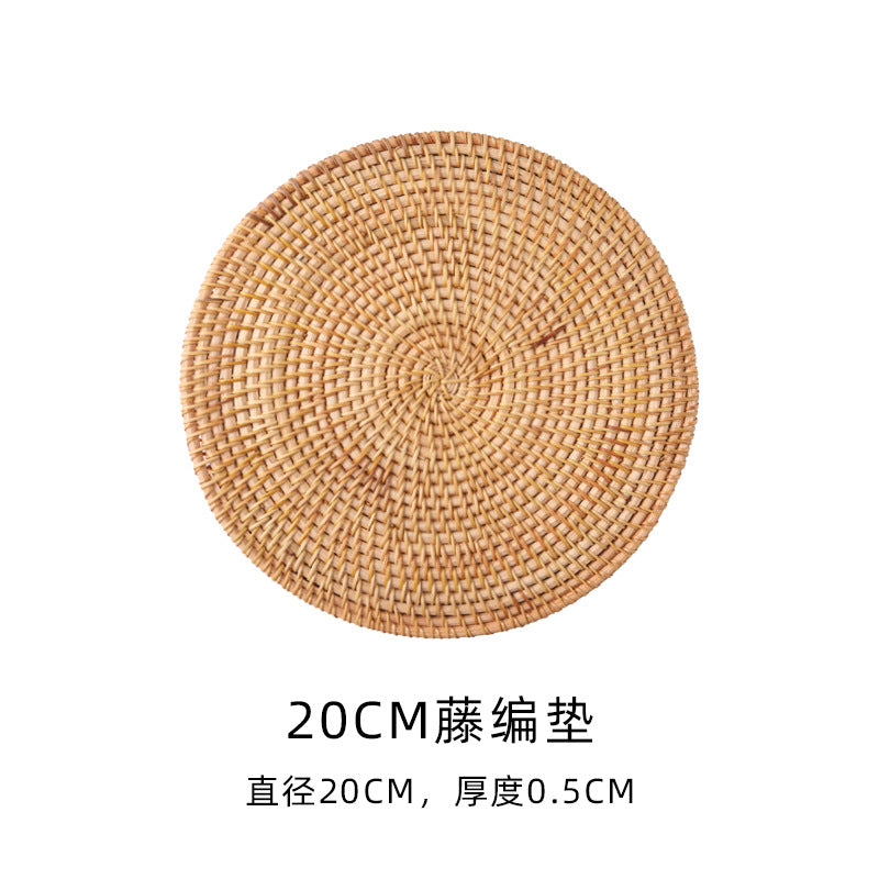 Rattan Coaster & Trivet