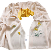 Su Embroidery Mulberry Silk Scarf, 175 cm