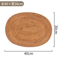 Handwoven Rattan Coaster
