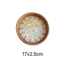 Mini Rattan & Shell Baskets