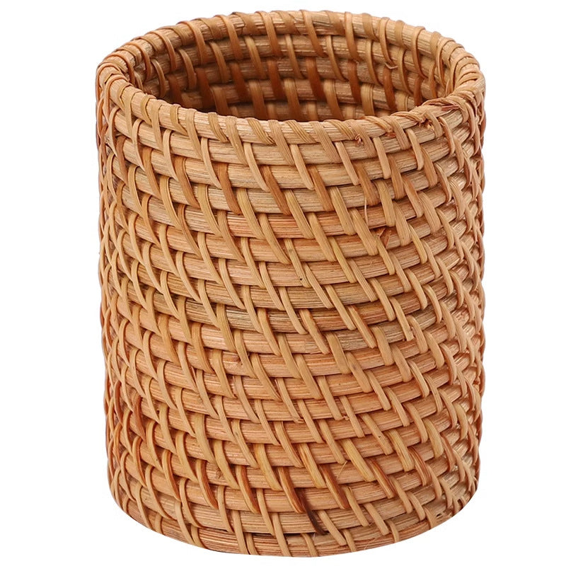 Rattan Brush & Pen Holder