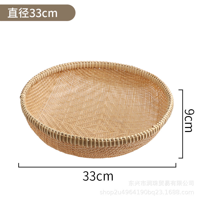 Golden Bamboo Fine-Mesh Sieve Tray