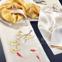 Suzhou Heritage Su Embroidery Silk Scarf