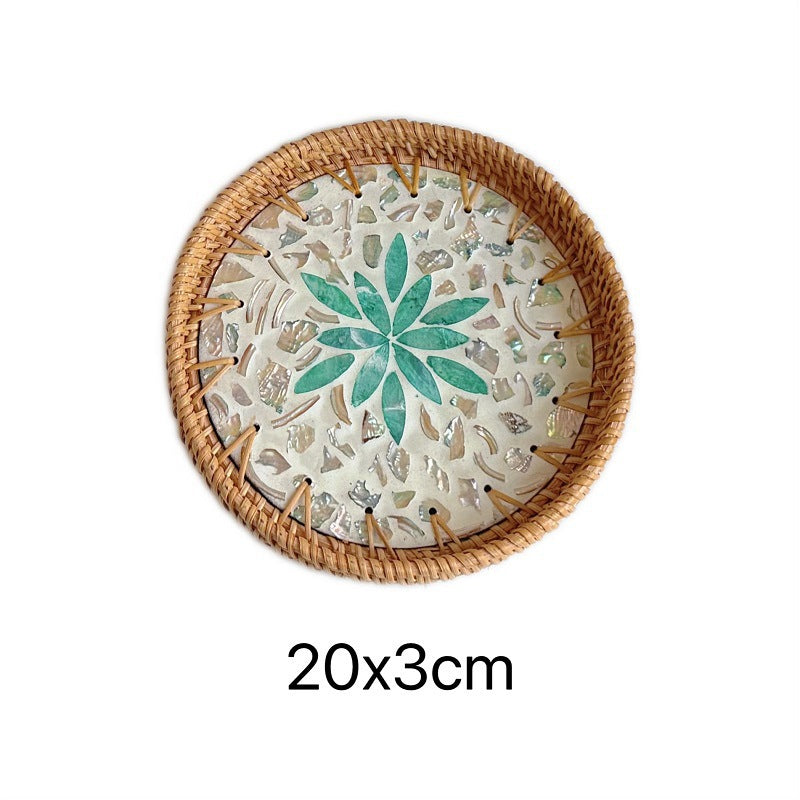 Mini Rattan & Shell Baskets