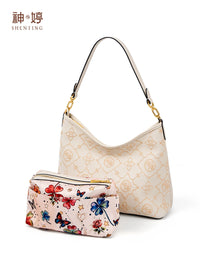Su Embroidery Hobo Bag