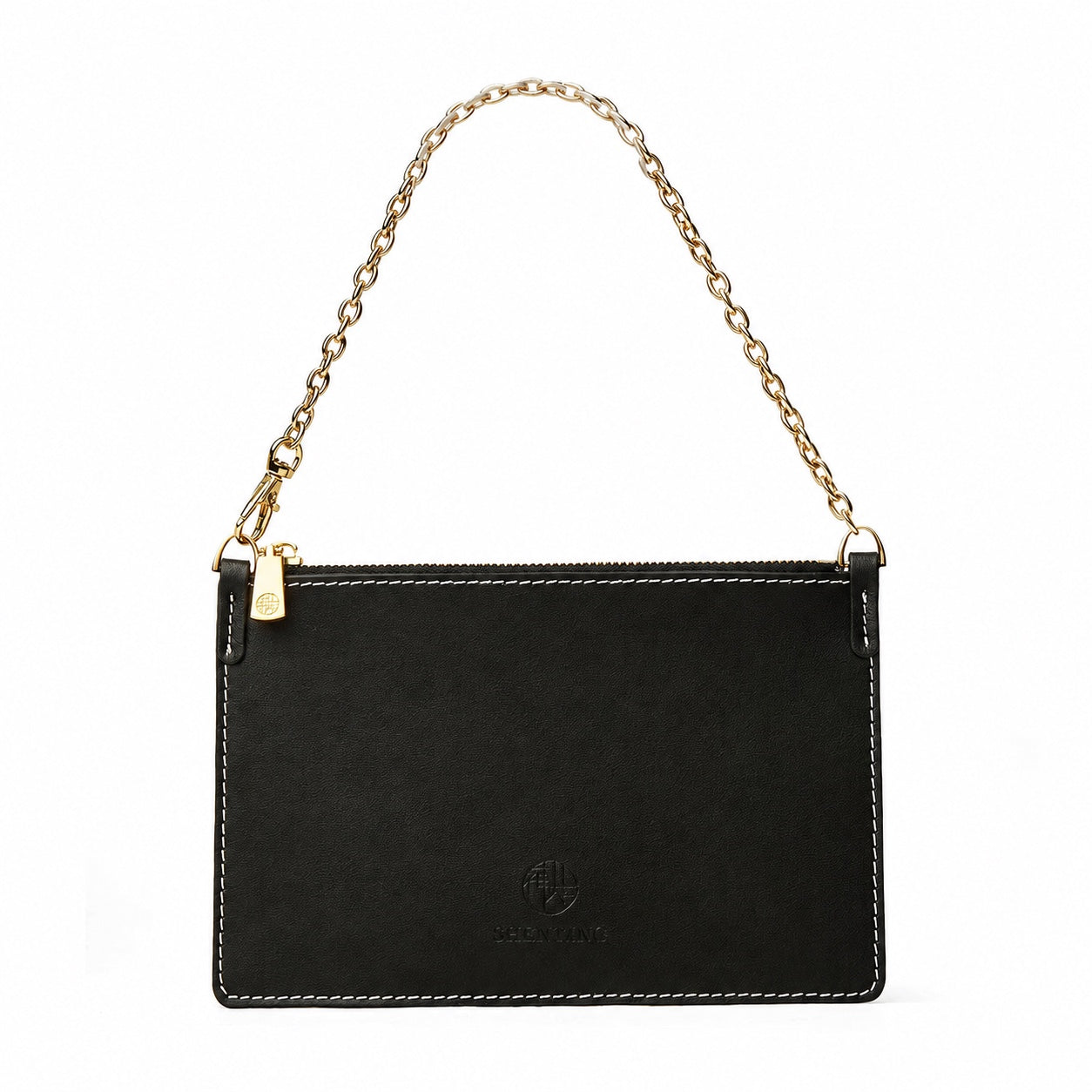 Genuine Leather Long Chain Wallet