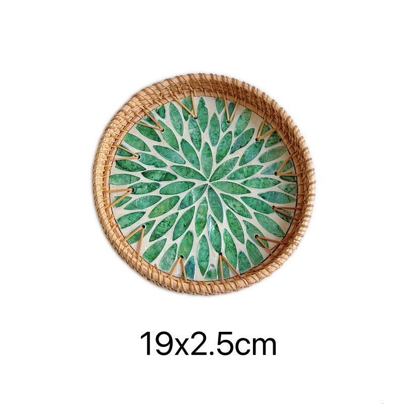 Mini Rattan & Shell Baskets