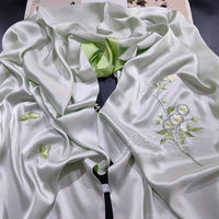 Hand-Embroidered Su Silk Shawl, Suzhou Heritage
