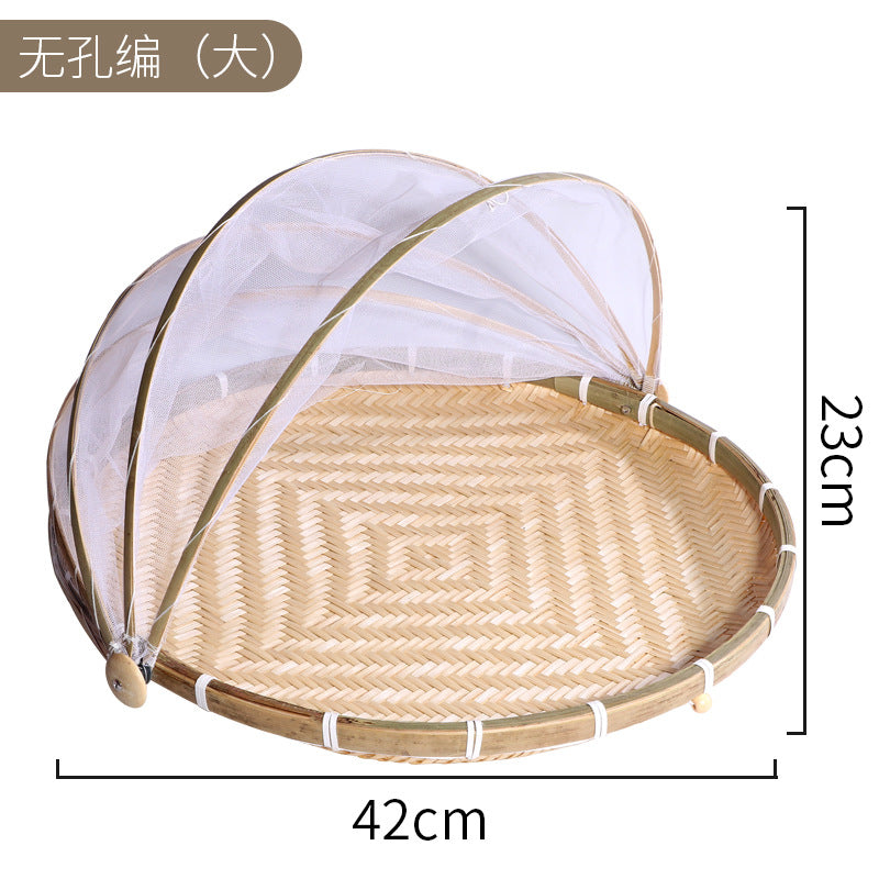 Bamboo Drying Basket with Mesh