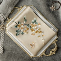 Su Embroidery Mulberry Silk Scarf with Gift Box