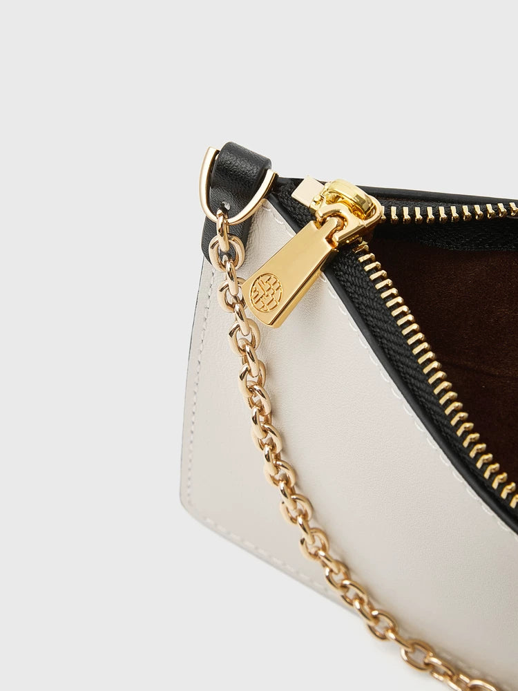 Genuine Leather Long Chain Wallet