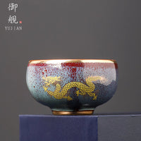 Auspicious Dragon Gilded Teacup