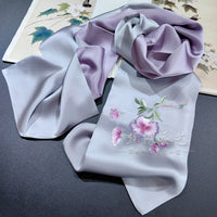 Double-Layer Su Embroidered Silk Scarf