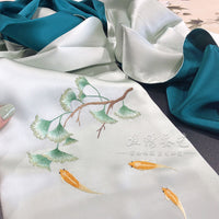 Suzhou Heritage Su Embroidery Silk Scarf