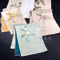 Su Embroidery Mulberry Silk Shawl with Frog Button