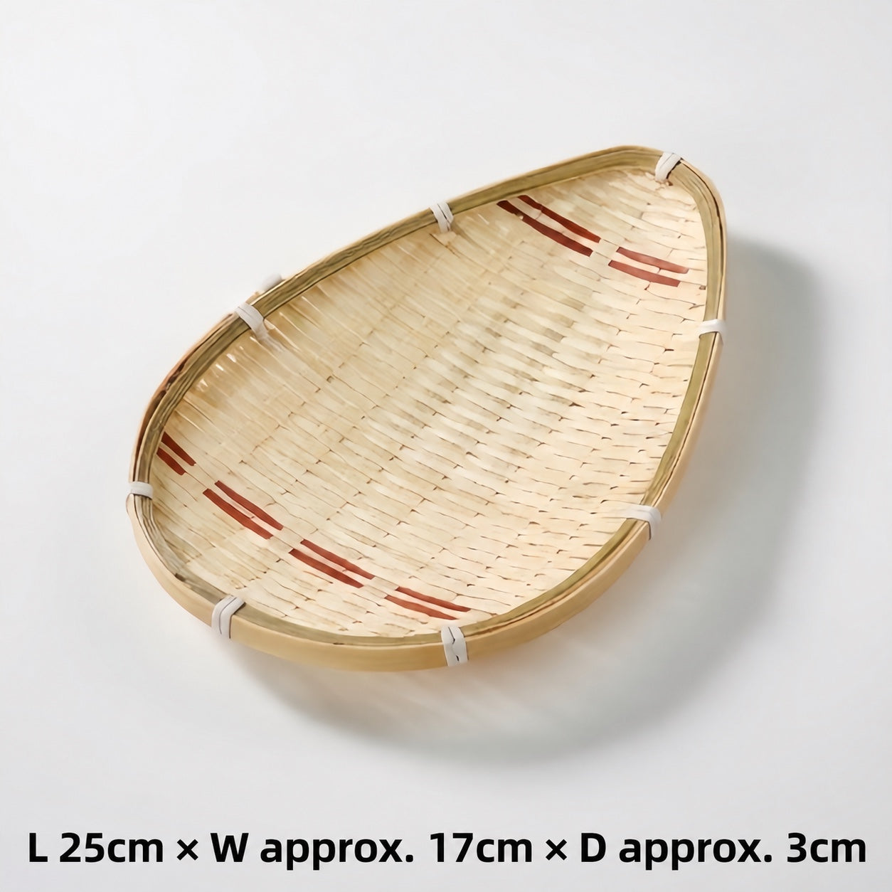 Bamboo Snack Tray, Four Shapes