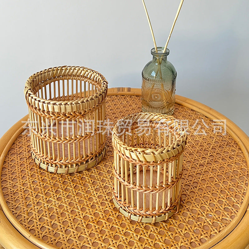 Bamboo Woven Pen & Brush Holder
