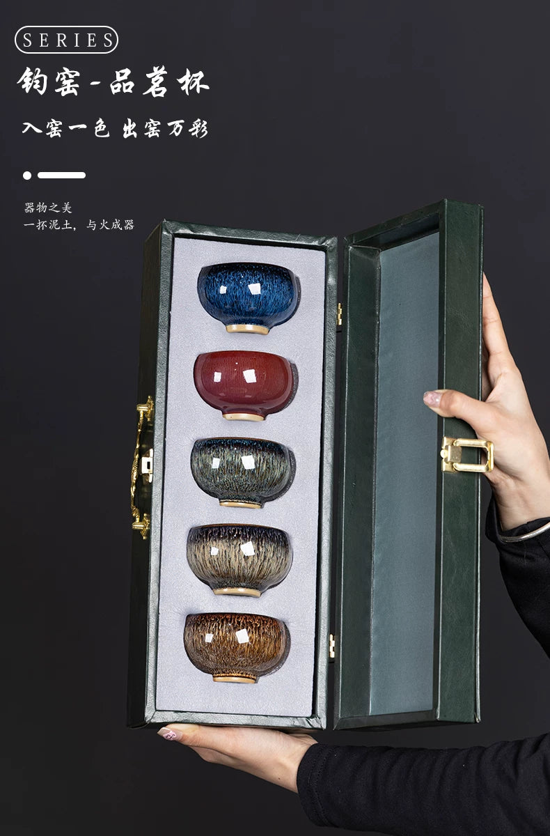 Jun Kiln Five Elements Tasting Cups