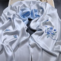 Hand-Embroidered Su Silk Shawl, Suzhou Heritage