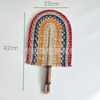 Woven Seagrass Decorative Wall Fan