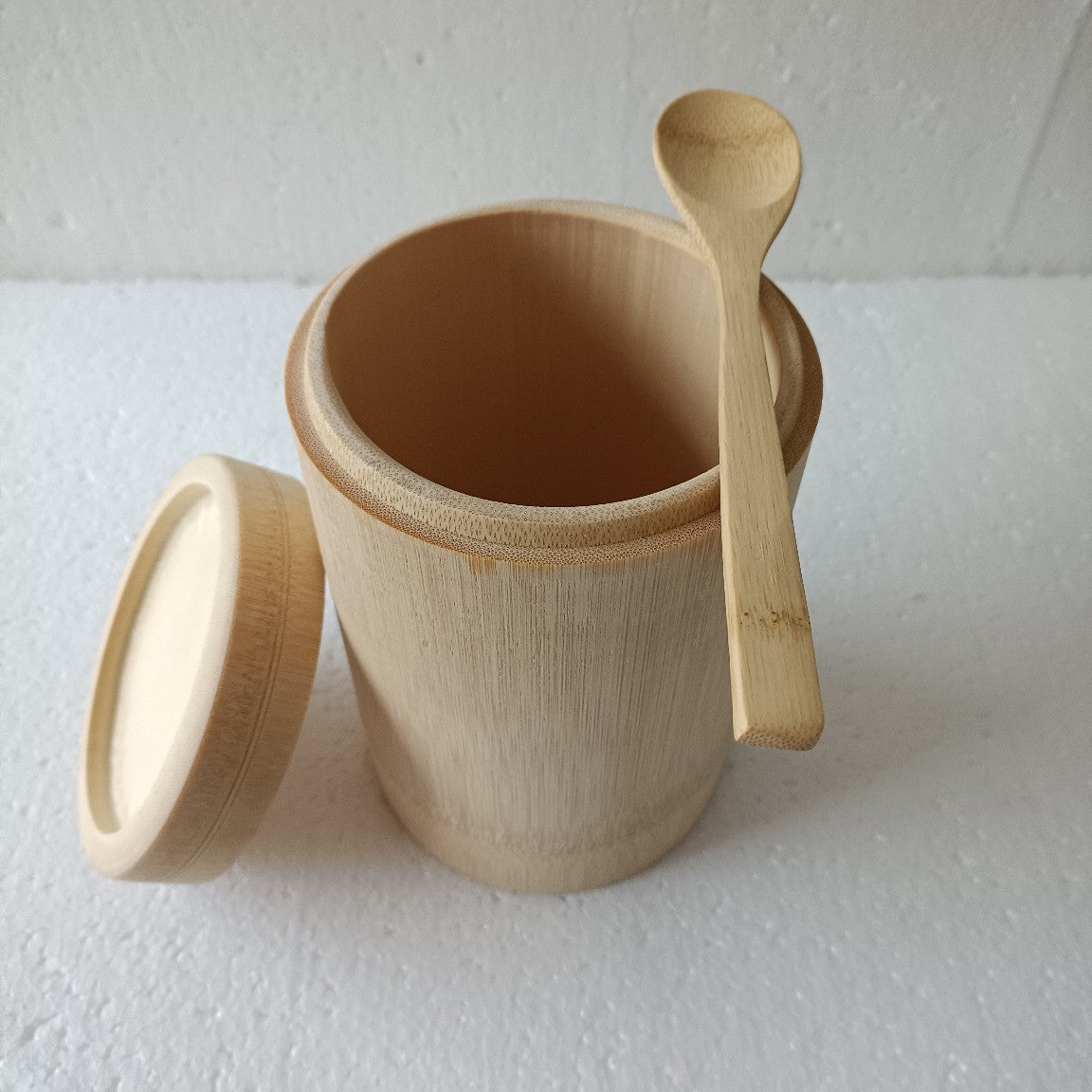 Fresh Bamboo Steamer Tube with Spoon