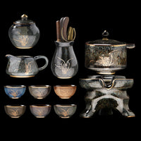 Kiln-Change Automatic Tea Set Stone Mill