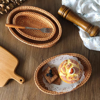 Oval Rattan Fruit Tray