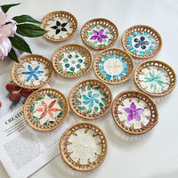 Mini Rattan & Shell Baskets