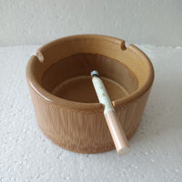 Carbonized Bamboo Ashtray